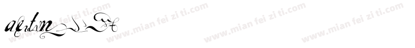 actn FINAL字体转换